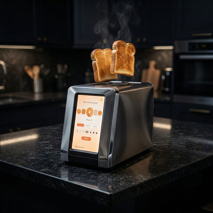 Premium Touch Control Toaster – Perfect Toast Every Time, Easy Operation